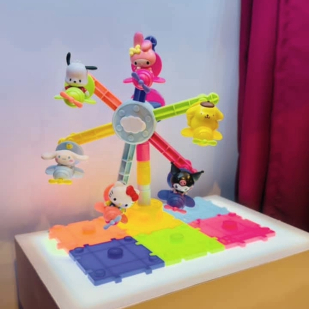 SANRIO CONFIRMED SET Colorful Ferris Wheel Toy Set OPEN BOX CONFIRMED JOLLIBEE